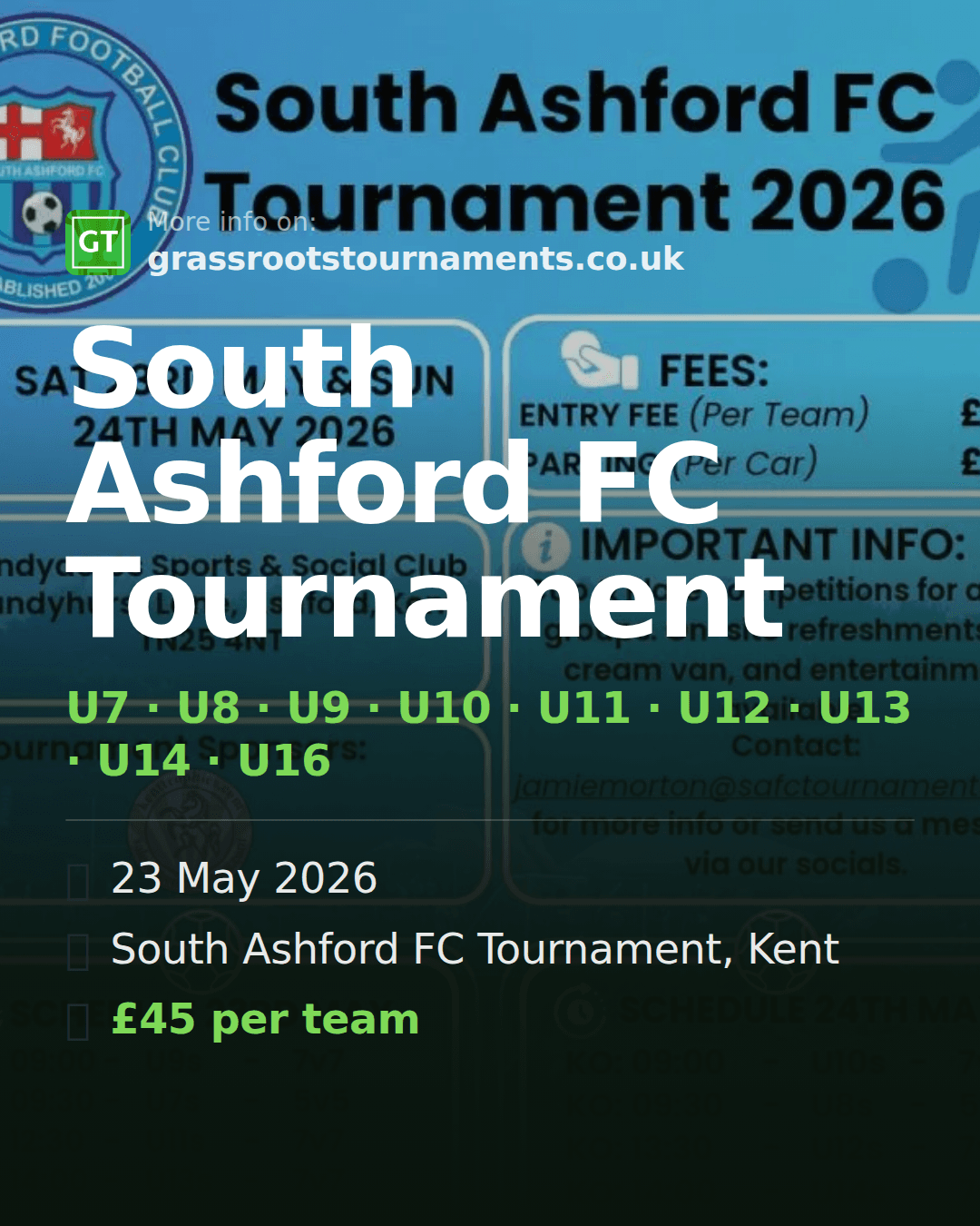 South Ashford FC Tournament — social preview