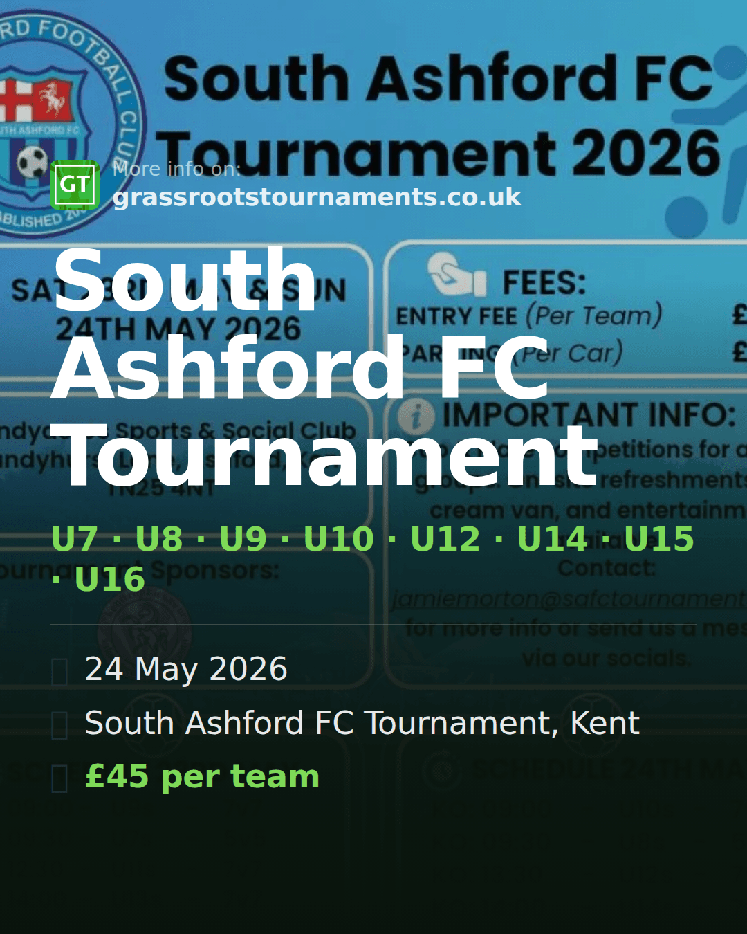 South Ashford FC Tournament — social preview