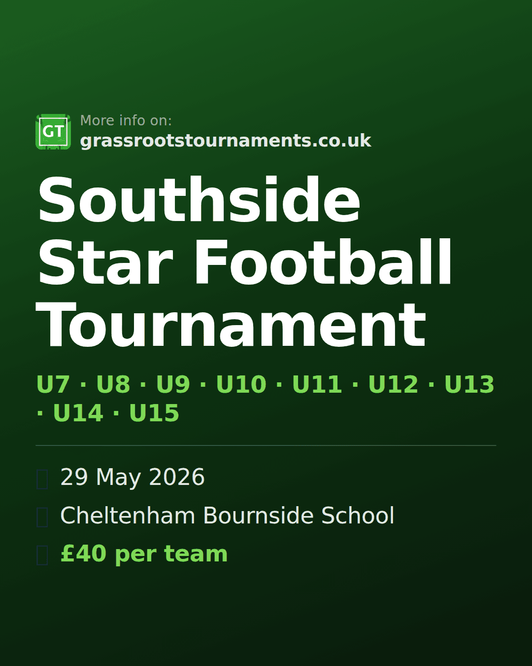 Southside Star Football Tournament — social preview