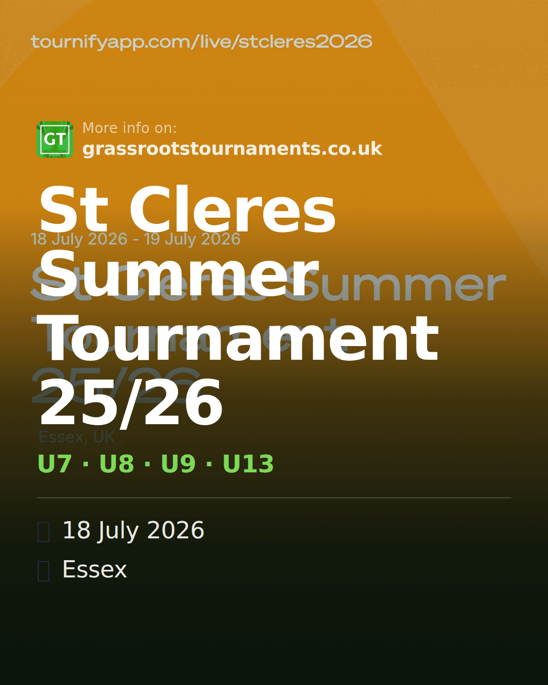 St Cleres Summer Tournament 25/26 — social preview