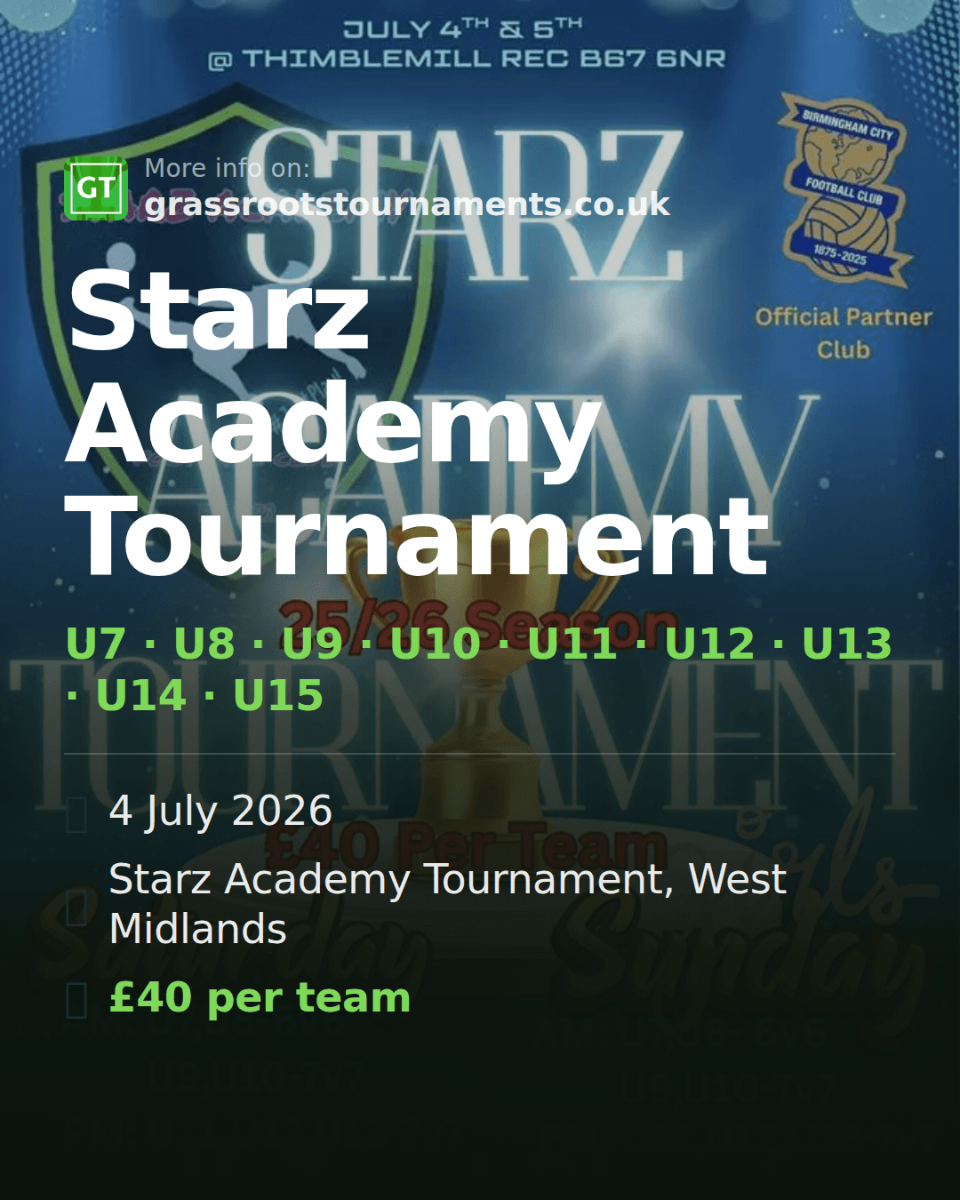 Starz Academy Tournament — social preview