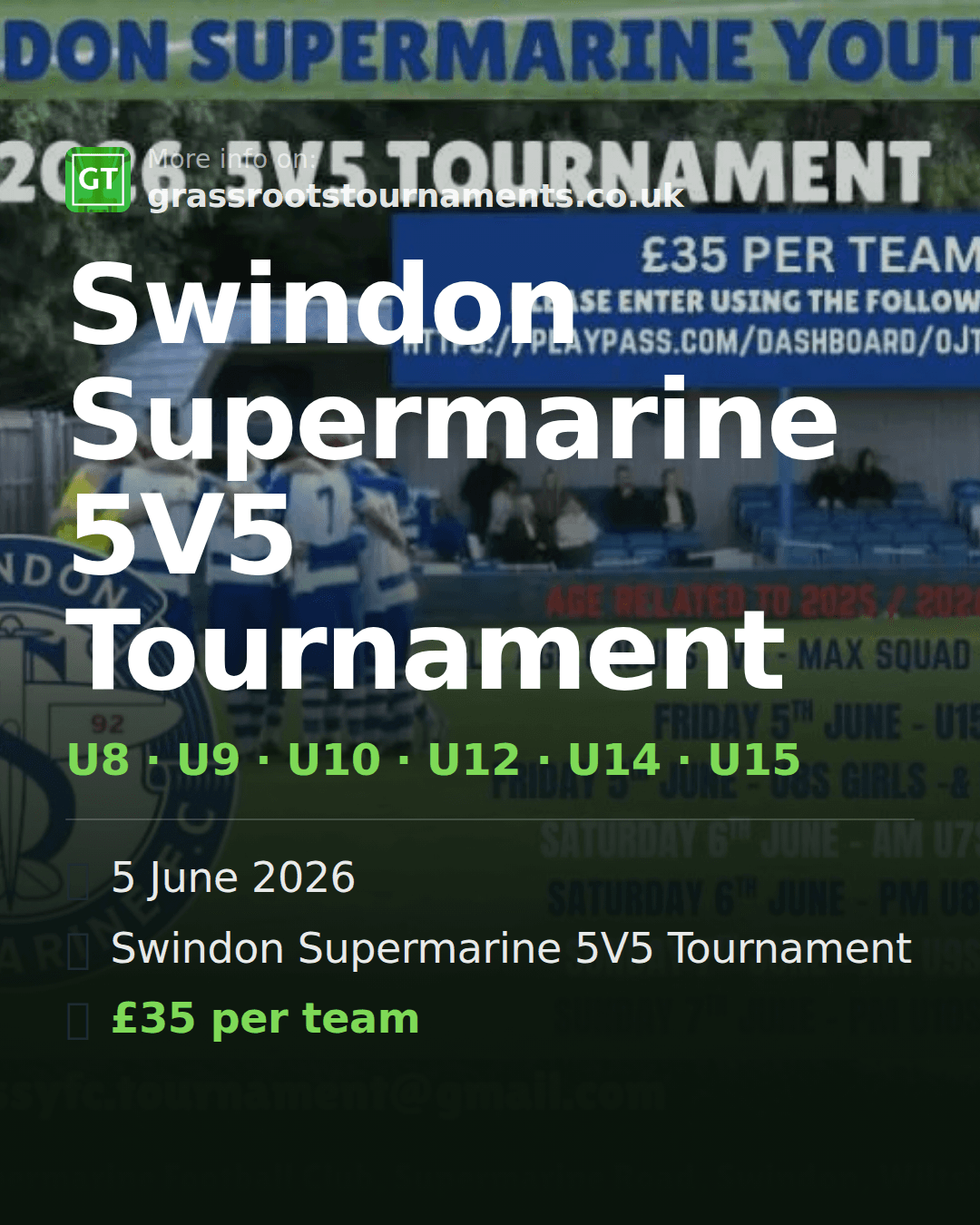 Swindon Supermarine 5V5 Tournament — social preview