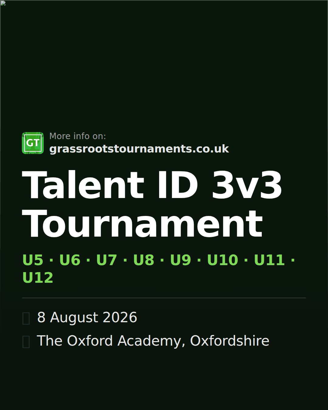Talent ID 3v3 Tournament — social preview