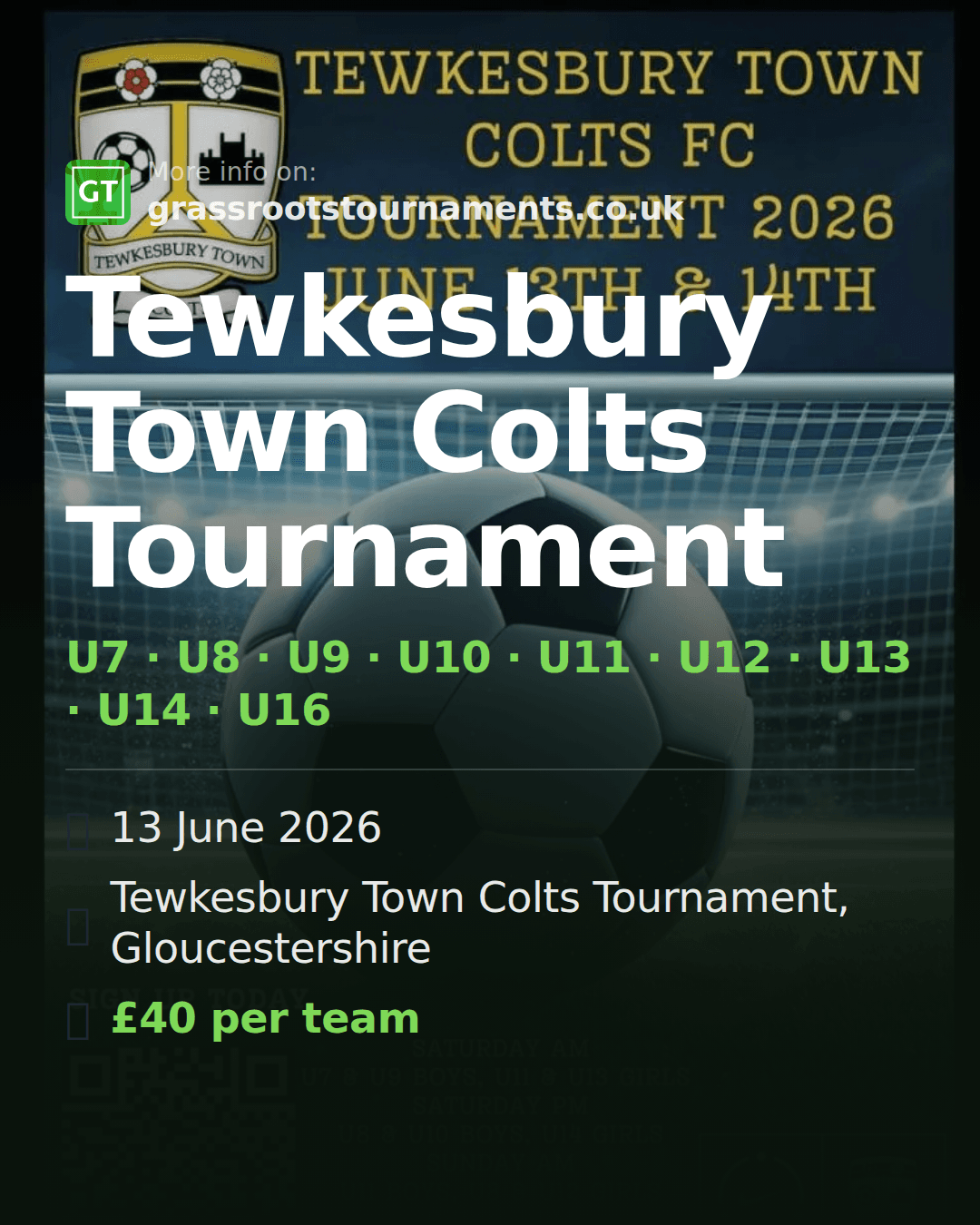 Tewkesbury Town Colts Tournament — social preview