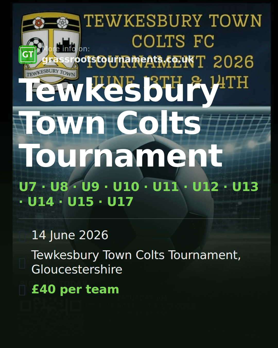 Tewkesbury Town Colts Tournament — social preview