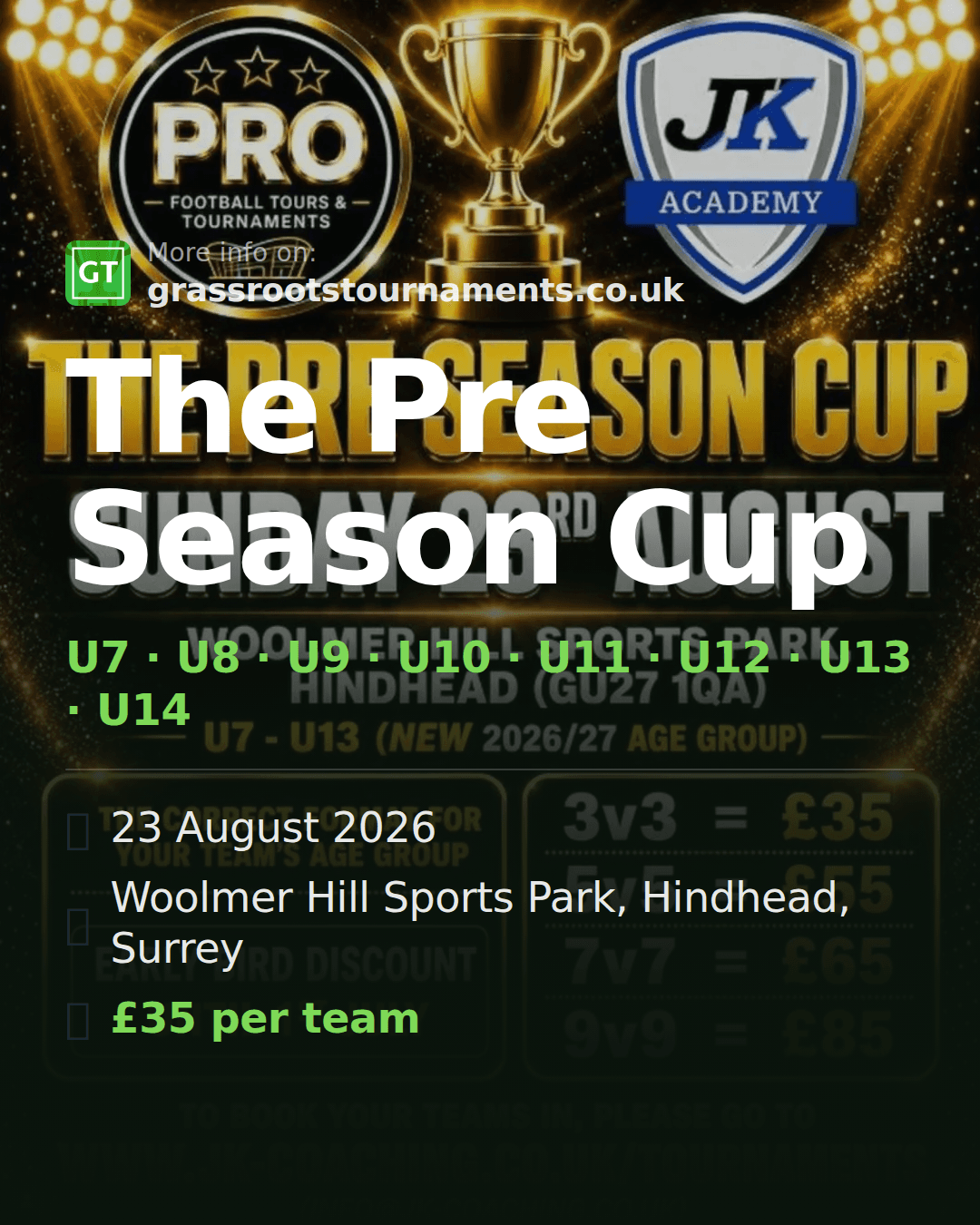 The Pre Season Cup — social preview