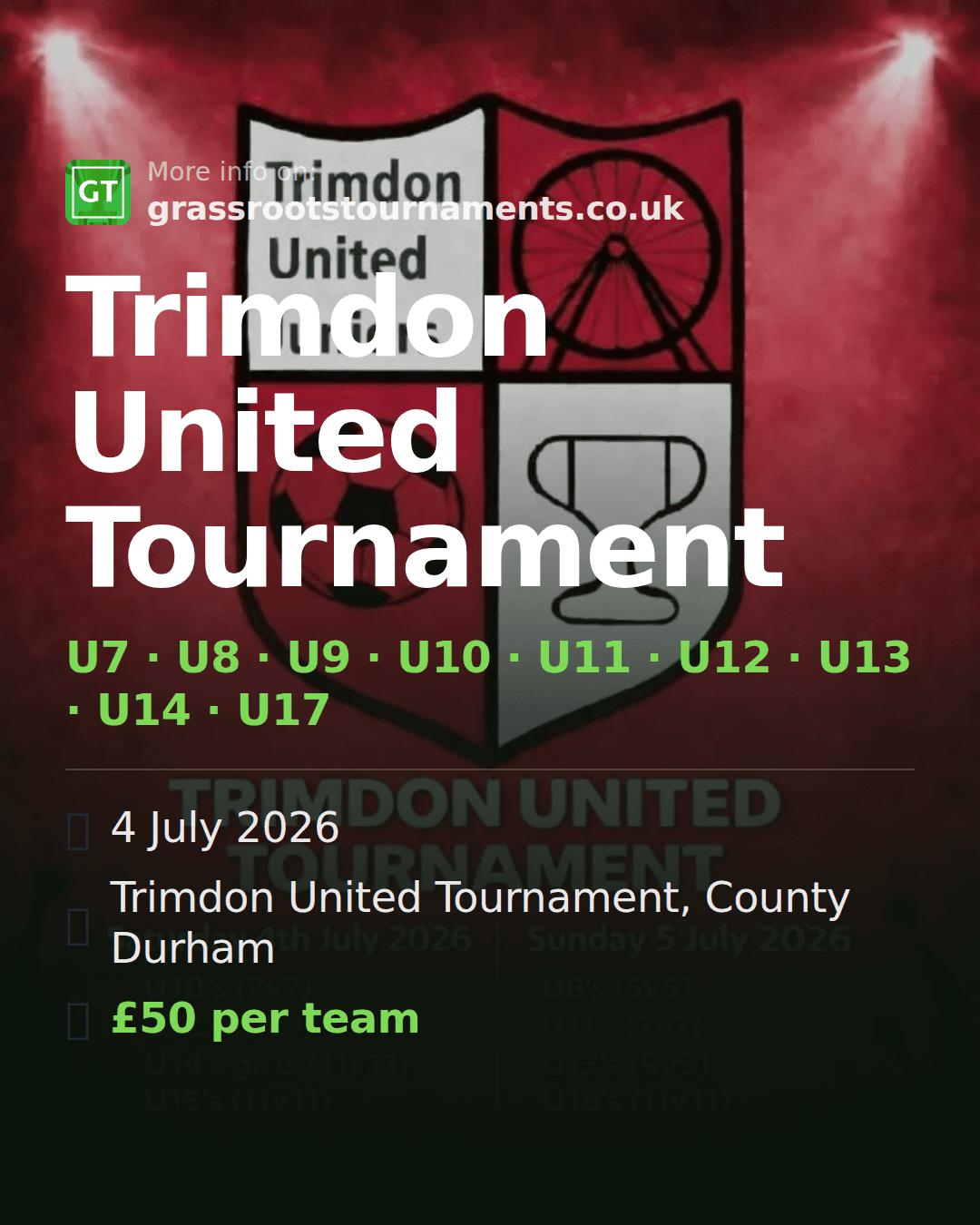 Trimdon United Tournament — social preview