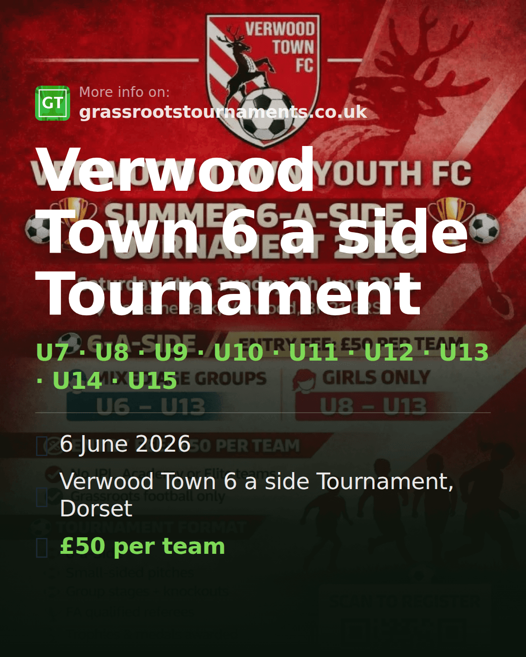 Verwood Town 6 a side Tournament — social preview