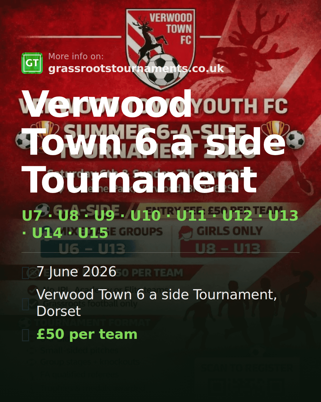 Verwood Town 6 a side Tournament — social preview
