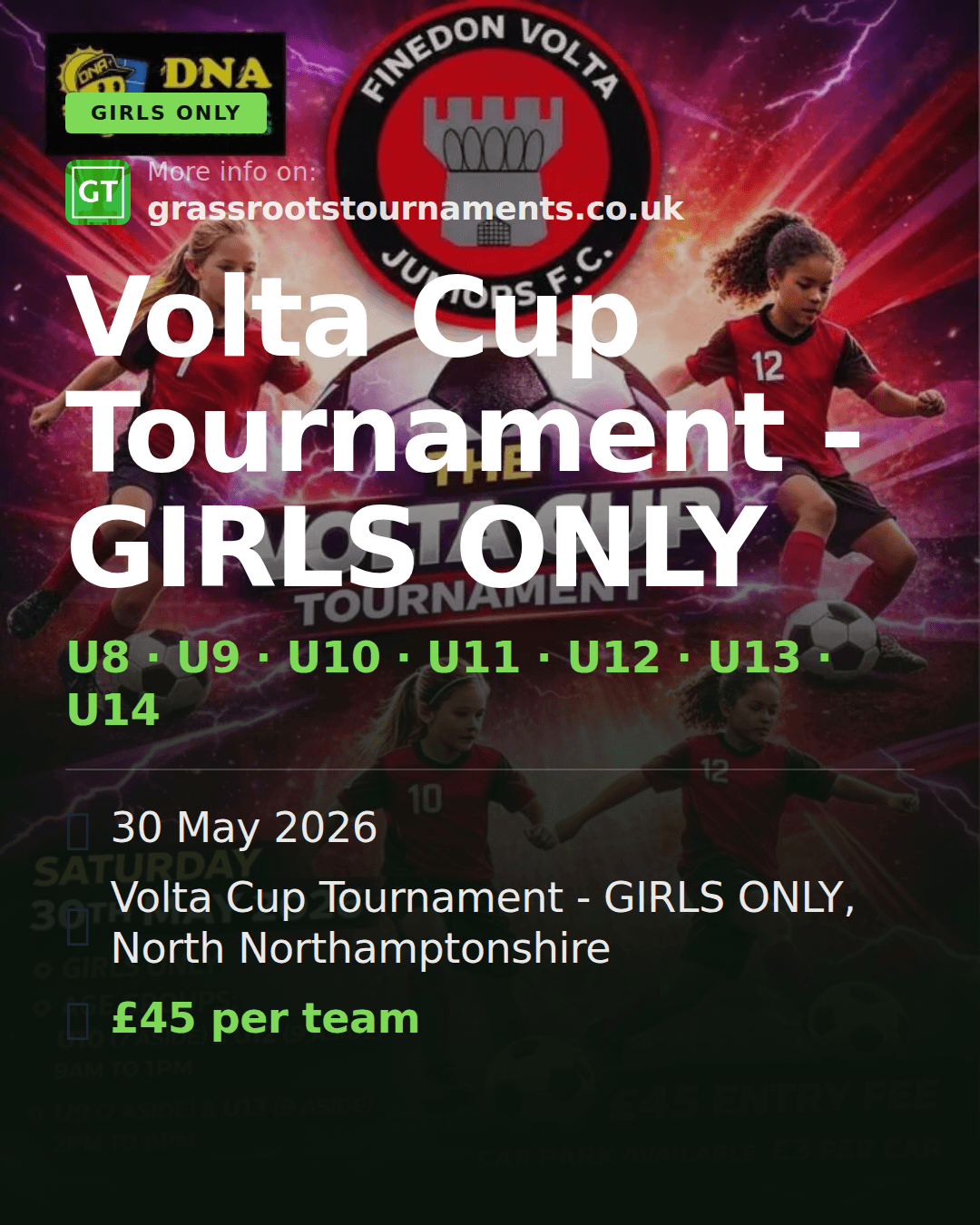Volta Cup Tournament - GIRLS ONLY — social preview