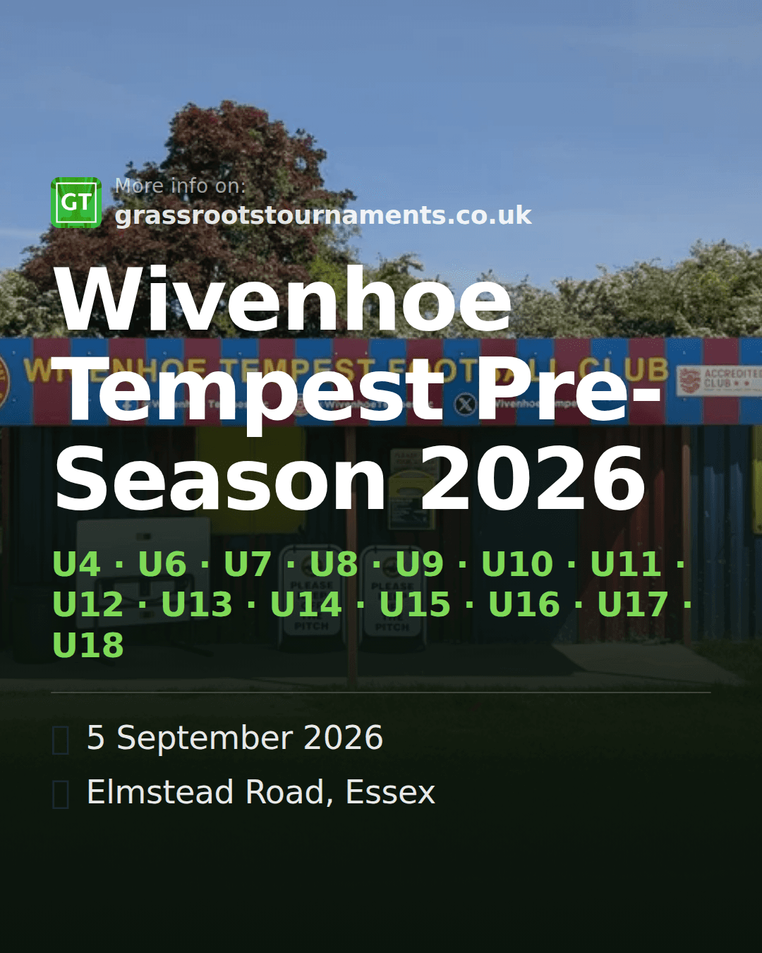 Wivenhoe Tempest Pre-Season 2026 — social preview