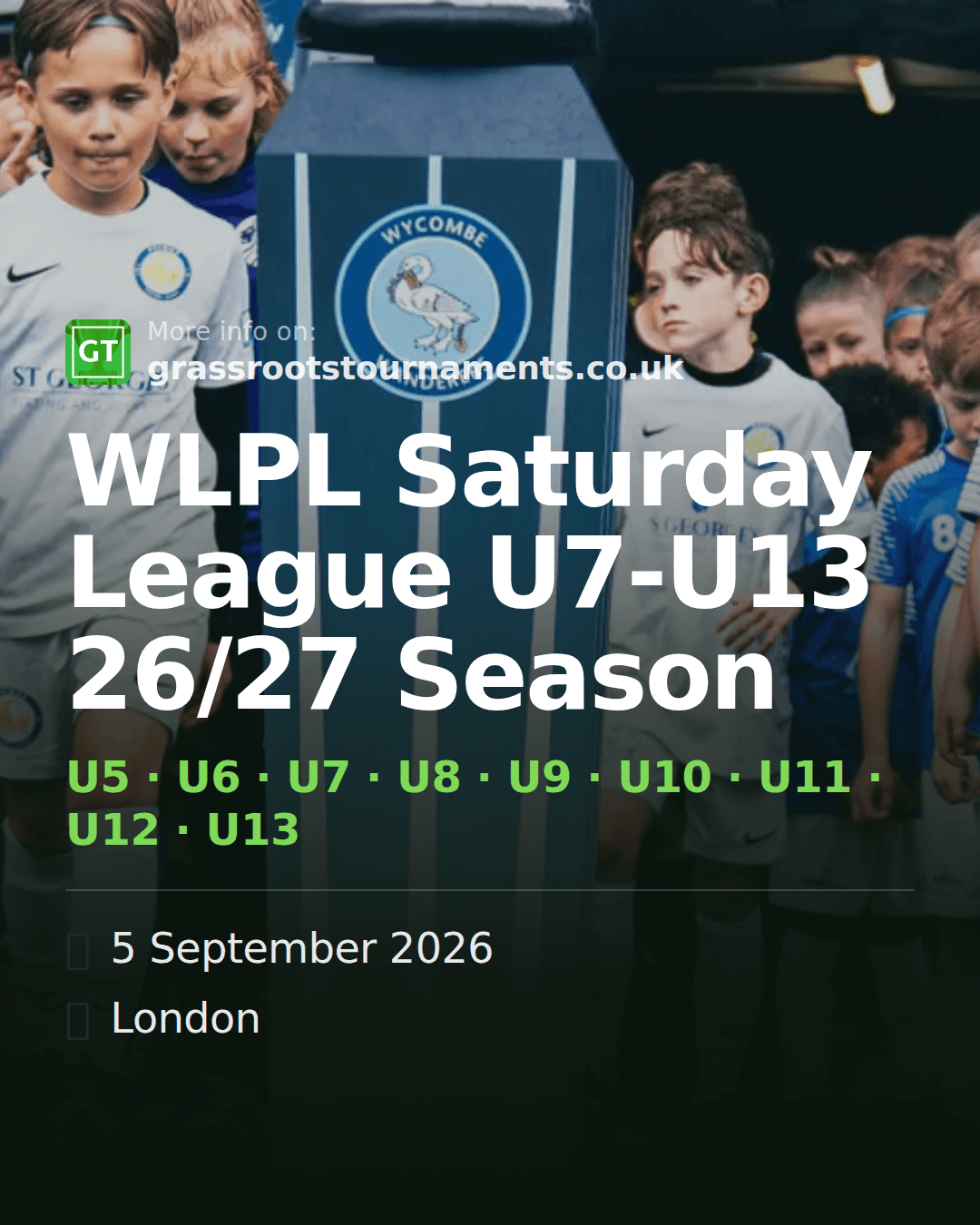 WLPL Saturday League U7-U13 26/27 Season — social preview