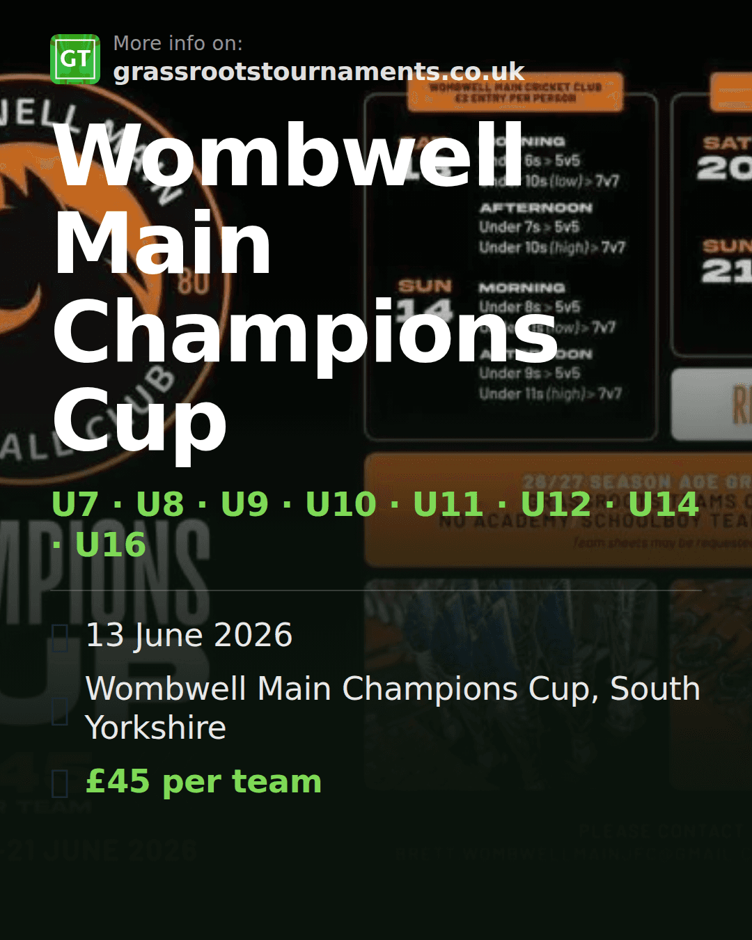 Wombwell Main Champions Cup — social preview