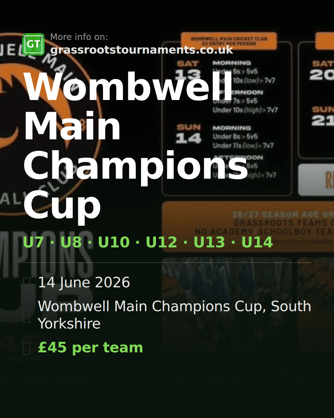Wombwell Main Champions Cup — social preview