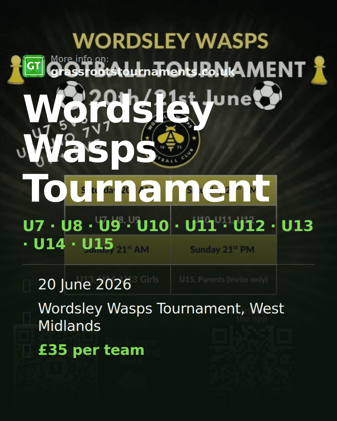 Wordsley Wasps Tournament — social preview