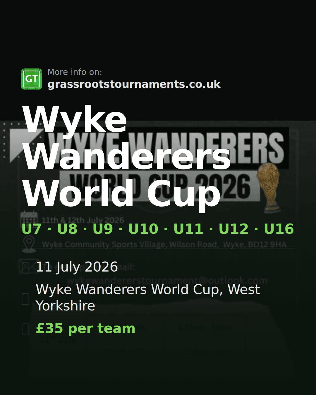 Wyke Wanderers World Cup — social preview