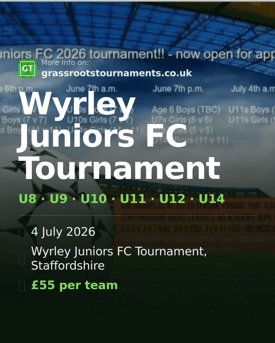 Wyrley Juniors FC Tournament — social preview