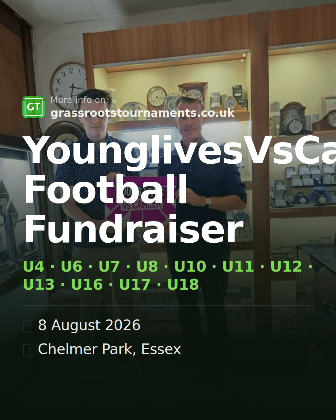 YounglivesVsCancer Football Fundraiser — social preview