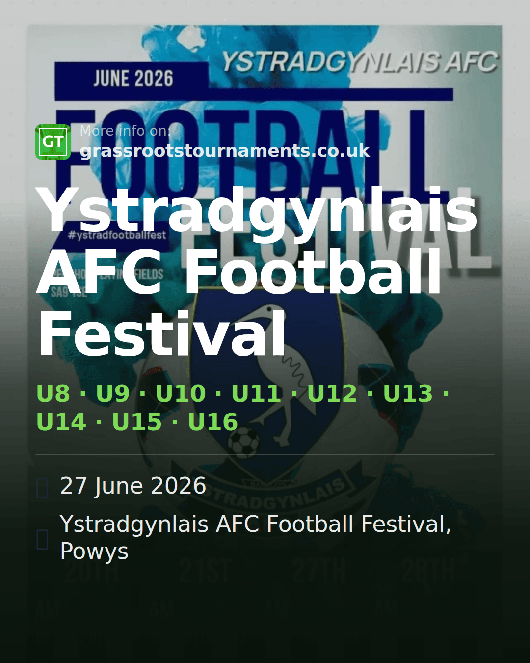 Ystradgynlais AFC Football Festival — social preview